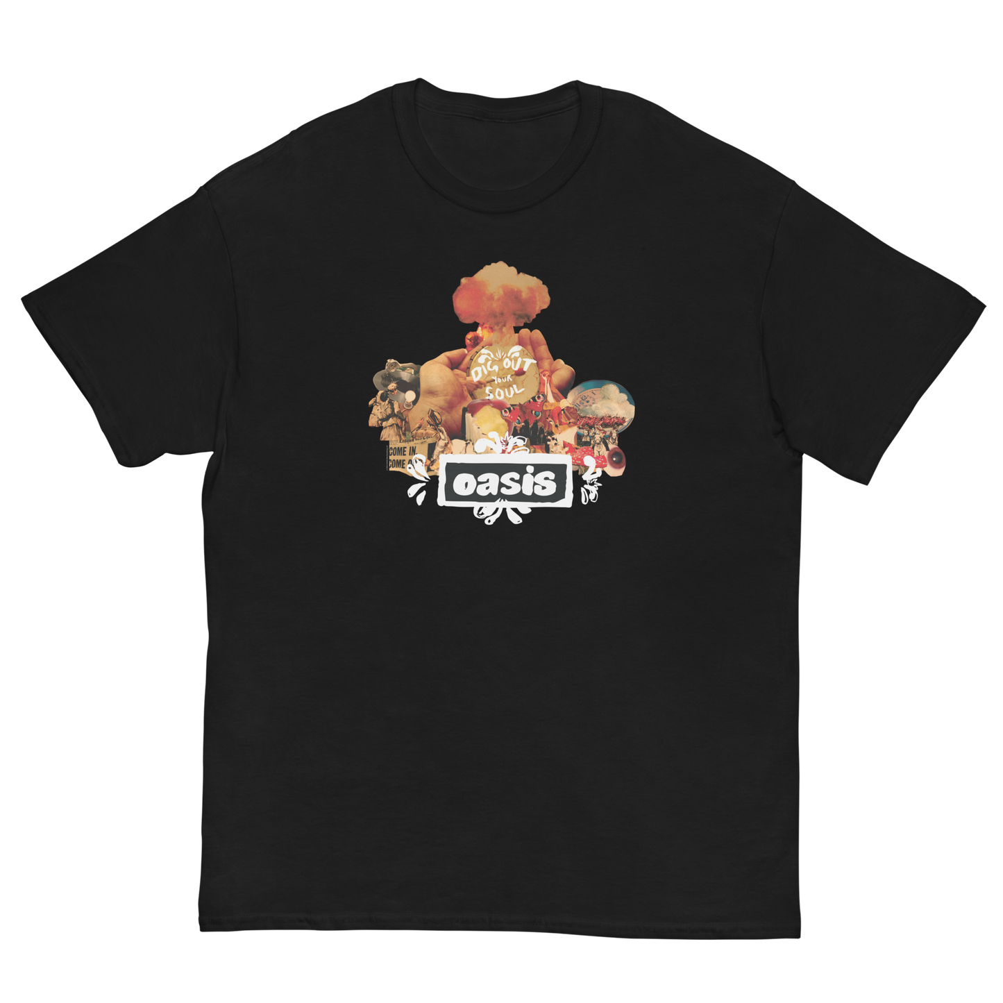 Oasis Collage Jumbo Print T-Shirt ()