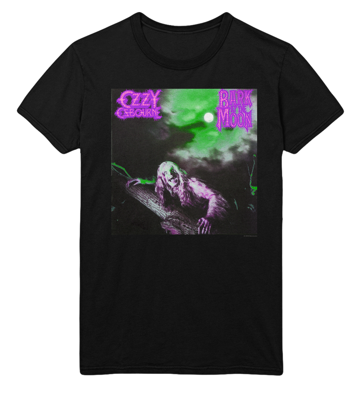 Ozzy Osbourne Neon Bark Jumbo Print T-Shirt ()