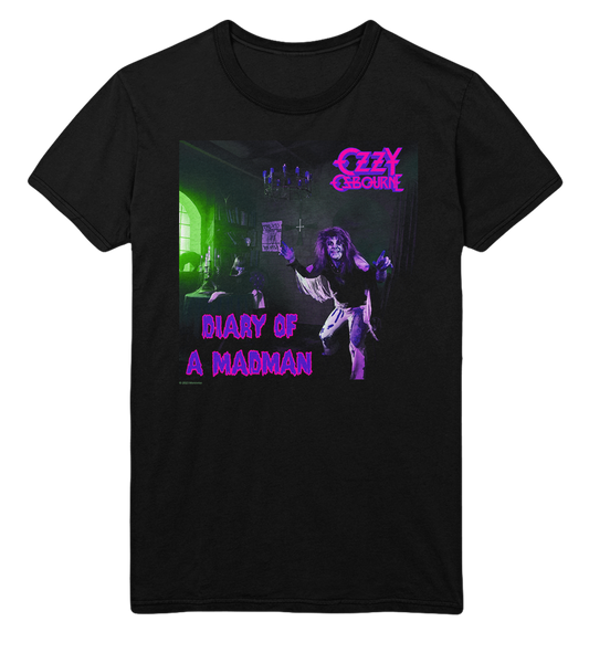 Ozzy Osbourne Purple Diary Jumbo Print T-Shirt ()