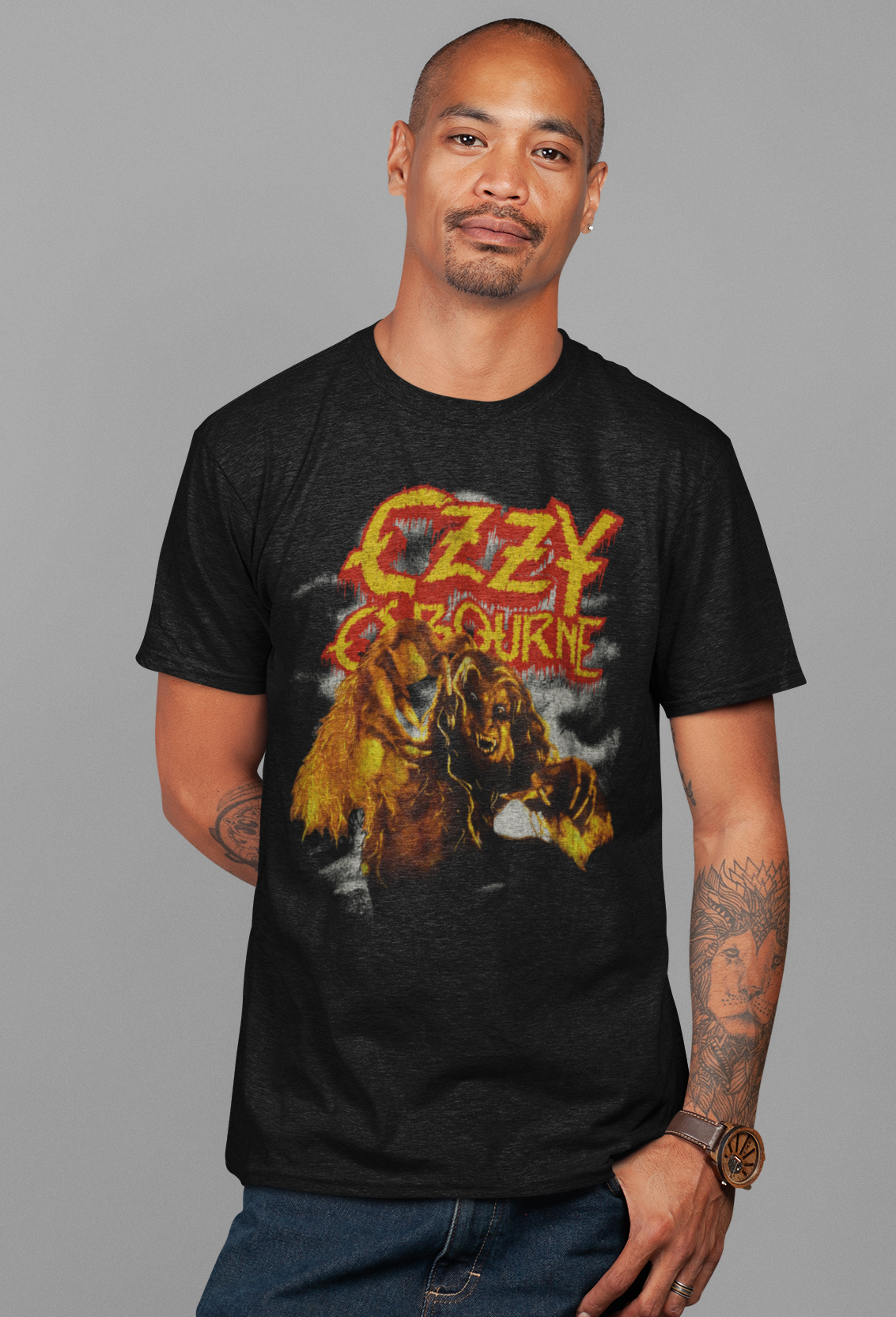 Ozzy Osbourne - Vintage Werewolf Jumbo Print T-Shirt ()