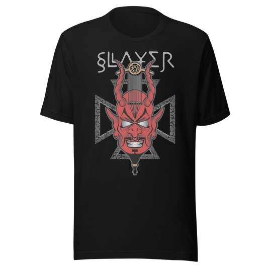 Slayer Devil's Horns Vintage Jumbo Print T-Shirt ()