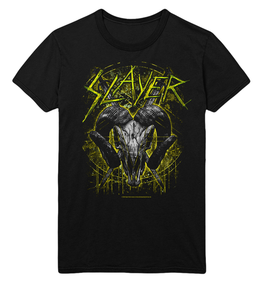 Slayer Ram Horns Jumbo Print T-Shirt ()