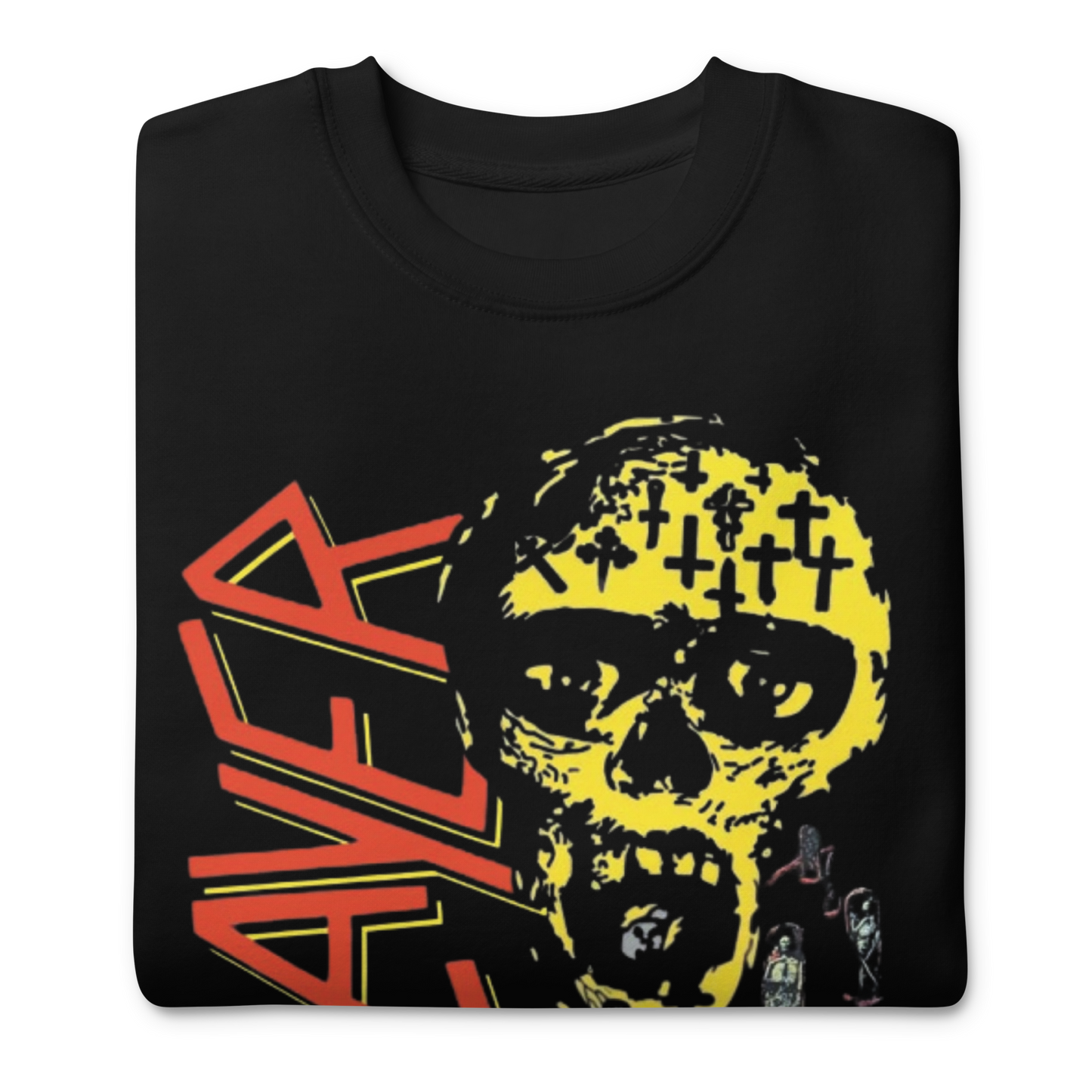 Slayer Vintage 1990 Season's In the Abyss Jumbo Print Sweatshirt ()