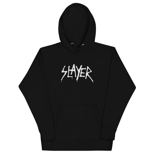 Slayer - White Drip Logo Hoodie ()
