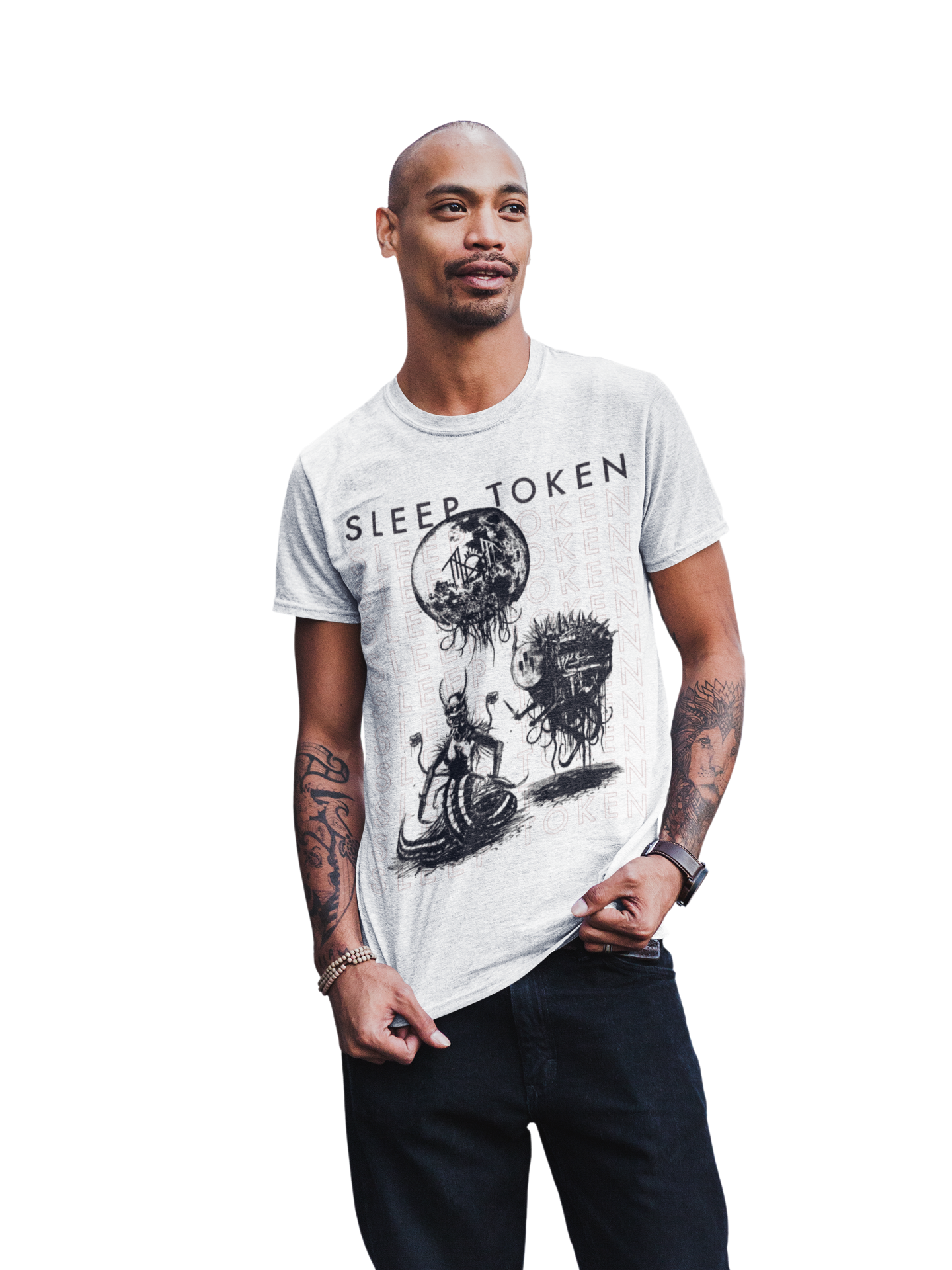 Sleep Token Take Me Back Jumbo Print T-Shirt ()