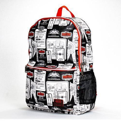 Star Wars: The Empire Strikes Back 40th Anniversary Retro Toy-Inspired Backpack - Entertainment Earth Exclusive