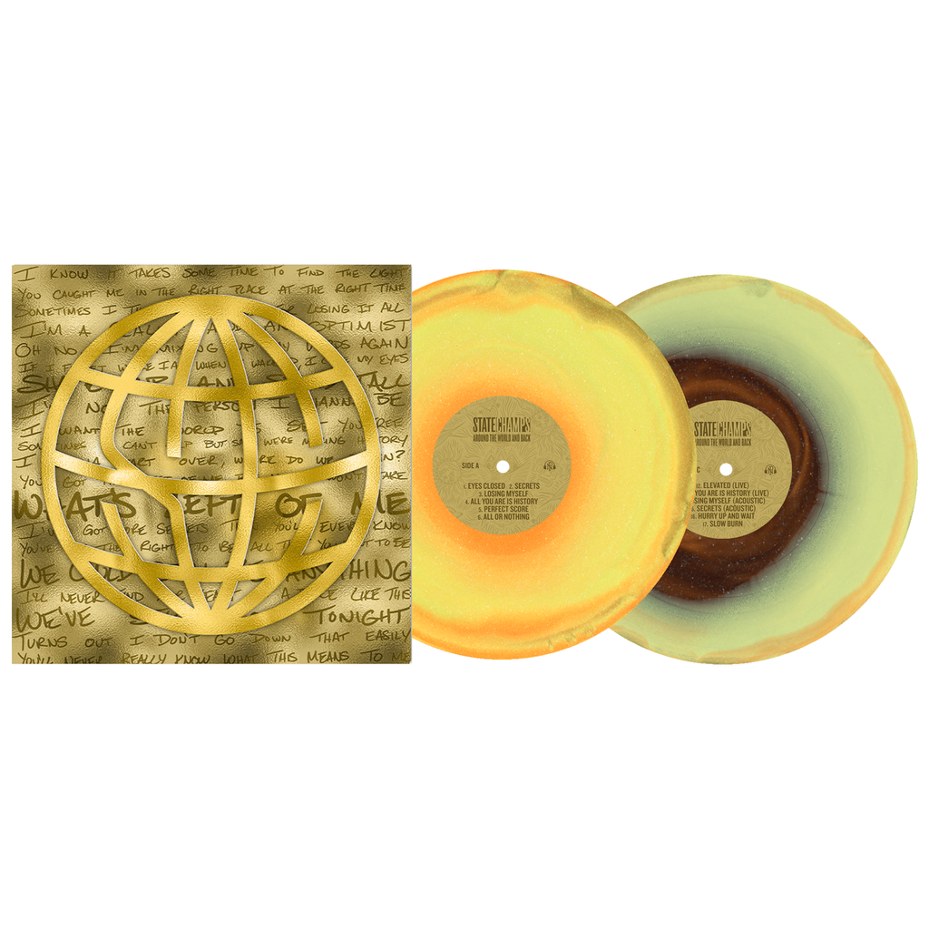 Around The World And Back (10 Year Anniversary) [Orange/Yellow/Black Ice W/ Glitter Vinyl] [2LP] [Vinyl]