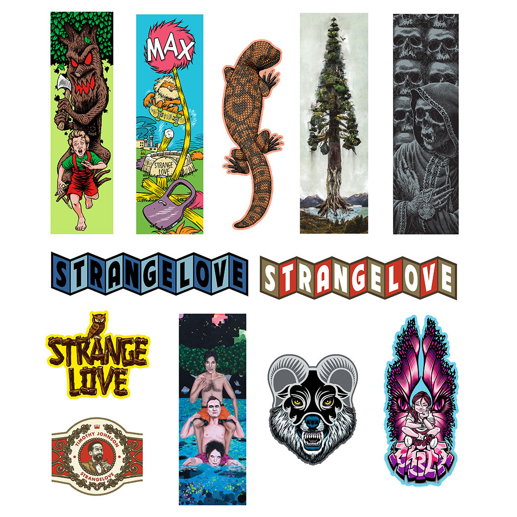 STRANGELOVE SKATEBOARDS STICKER PACK #21