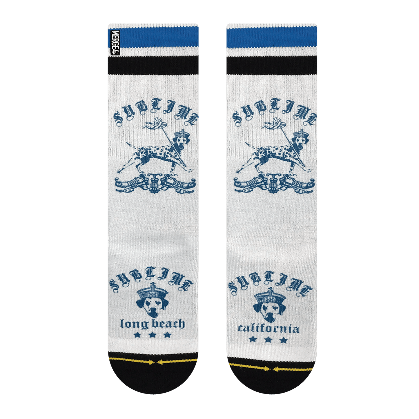 Merge4 Sublime Lou Dog Crew Socks