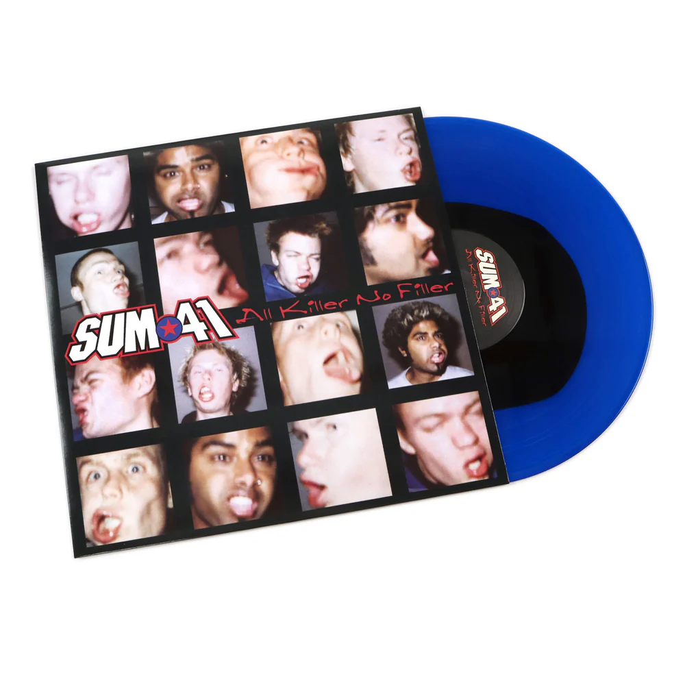 Sum 41 All Killer No Filler (Limited Edition, Blue & Black Colored Vinyl) [Vinyl]