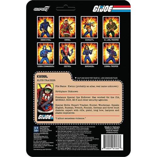 Super7 G.I. Joe 3 3/4-Inch ReAction Figure - Select Figure(s) - Golden Apple Comics