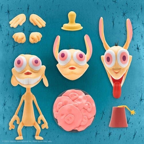 Super7 Ren & Stimpy Deluxe 6-Inch Action Figure - Select Figure(s) - Golden Apple Comics
