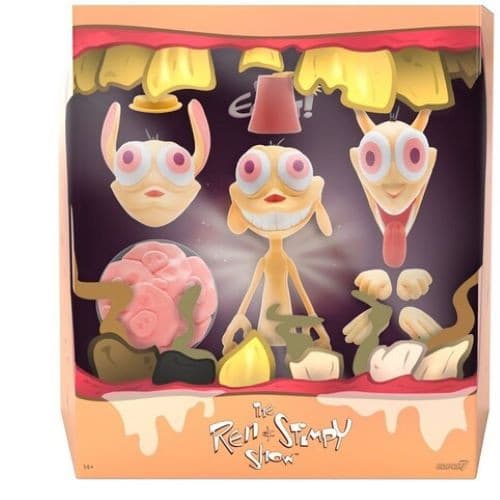 Super7 Ren & Stimpy Deluxe 6-Inch Action Figure - Select Figure(s) - Golden Apple Comics