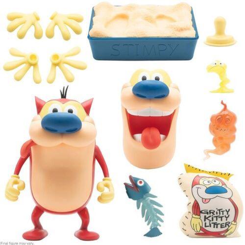 Super7 Ren & Stimpy Deluxe 6-Inch Action Figure - Select Figure(s) - Golden Apple Comics