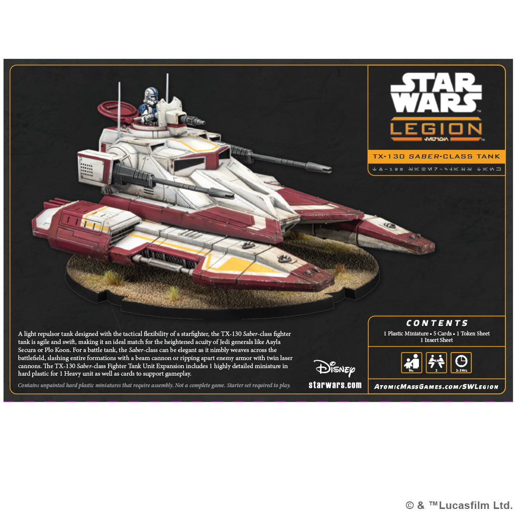 Star Wars: Legion - TX-130 Saber Tank (2026) - Golden Apple Comics