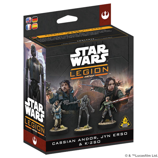 Star Wars: Legion - Cassian Andor, Jyn Erso & K-2SO - Golden Apple Comics