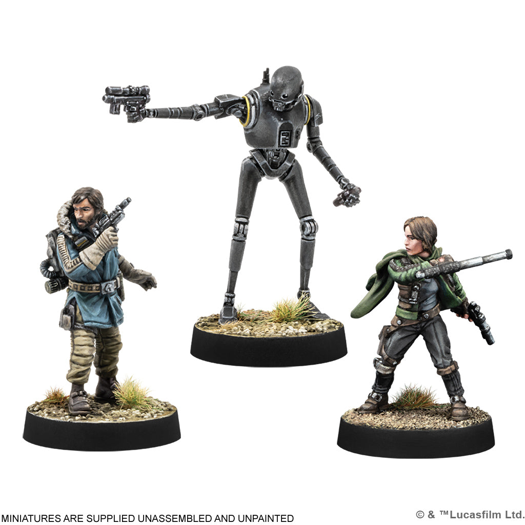 Star Wars: Legion - Cassian Andor, Jyn Erso & K-2SO - Golden Apple Comics