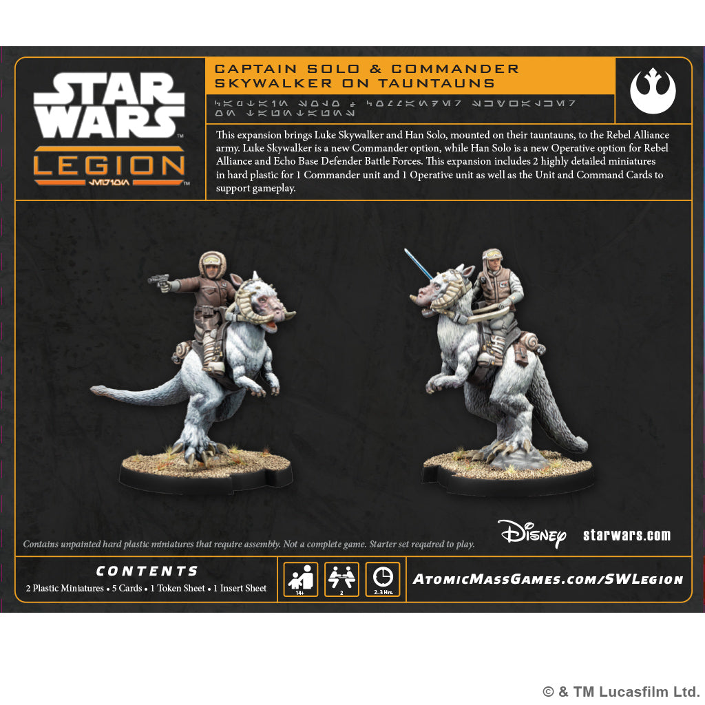 Star Wars: Legion – Captain Solo & Commander Skywalker on Tauntauns - Golden Apple Comics