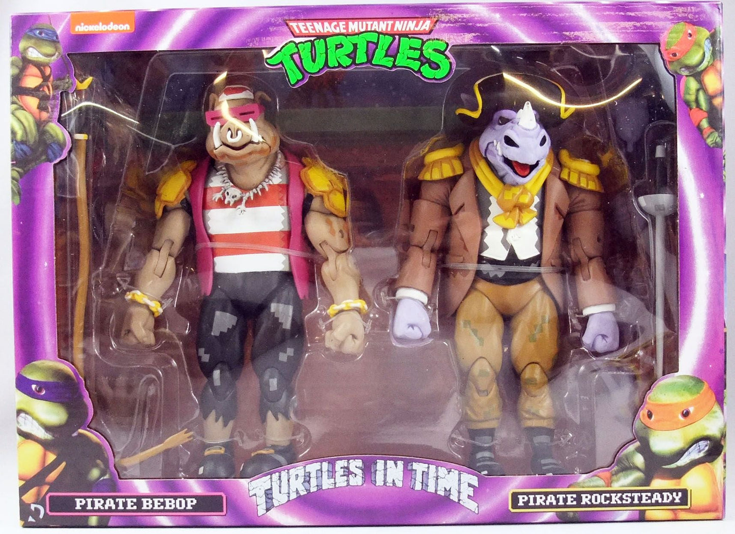 Teenage Mutant Ninja Turtles (Turtles In Time) Bebop & Rocksteady Pirate 2pk 7" Figure