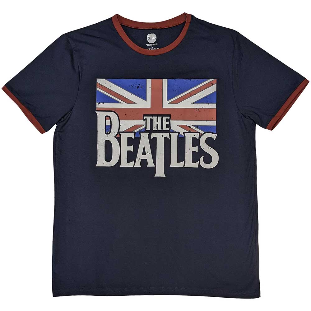 The Beatles Drop T Logo & Vintage Flag [] - Golden Apple Comics