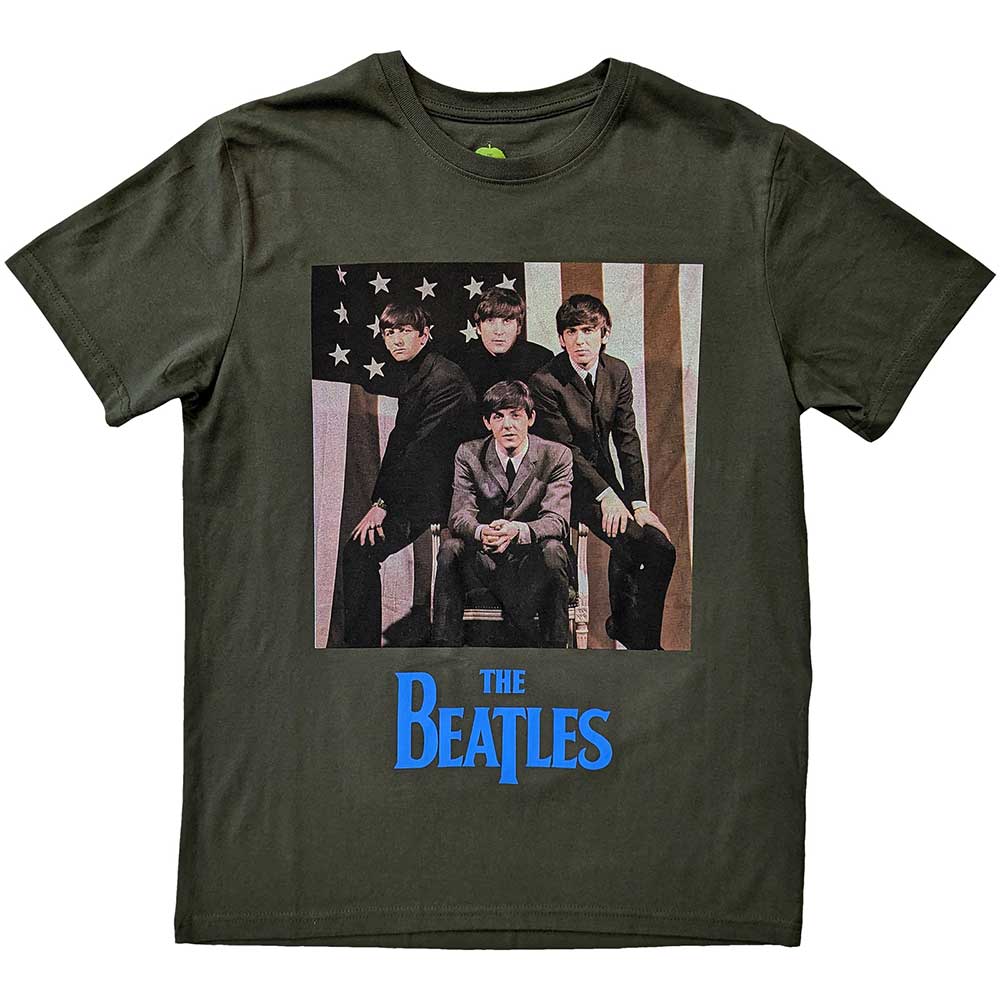 The Beatles US Flag Photo [T-Shirt] - Golden Apple Comics