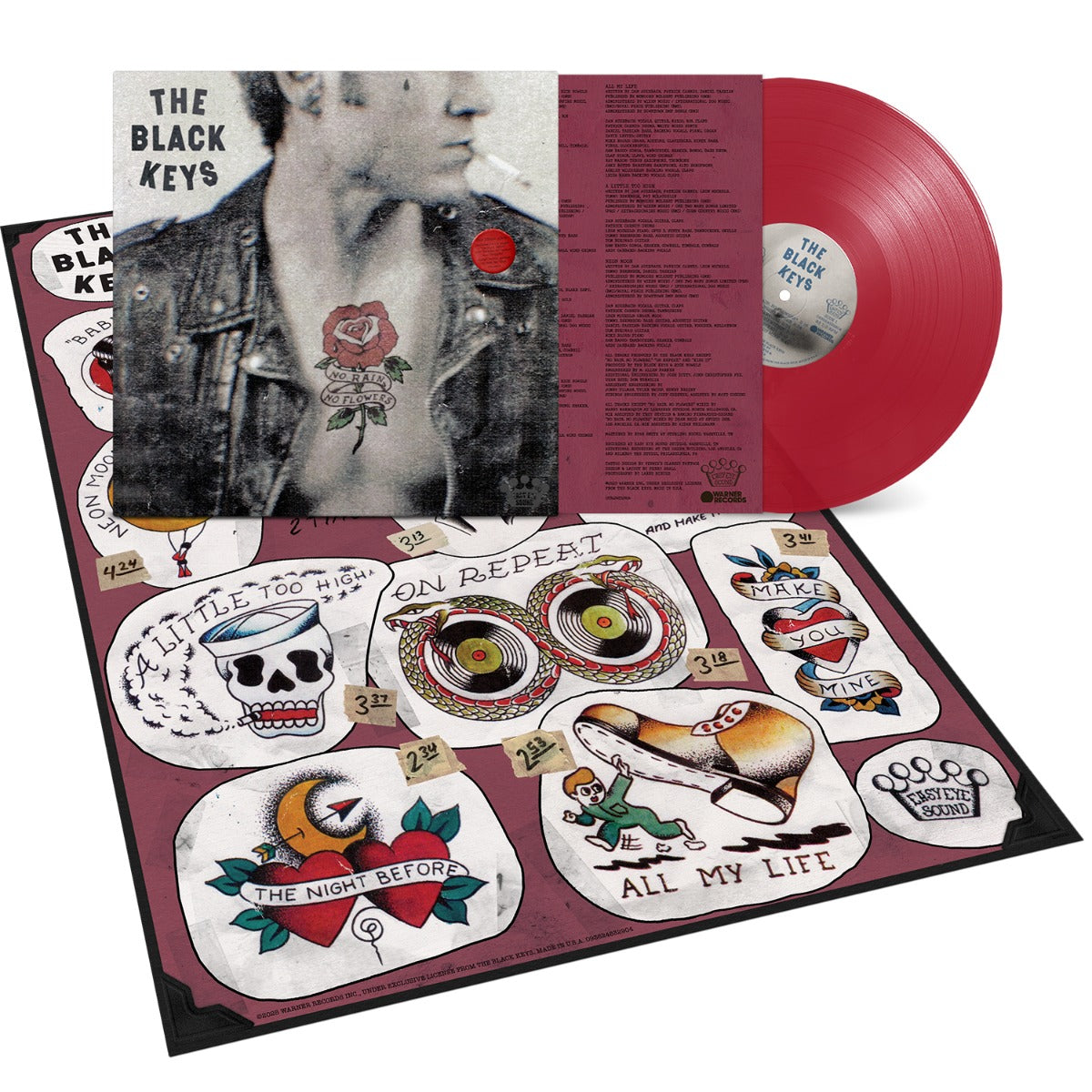 No Rain, No Flowers (Indie Exclusive) (Ruby Red Vinyl) (Poster) (Vinyl)