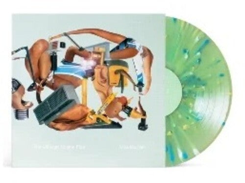 Miss Machine (Mint Green, White and Metallic Silver Tri Color Merge with Mustard, Cyan Blue and White Splatter) (Vinyl)