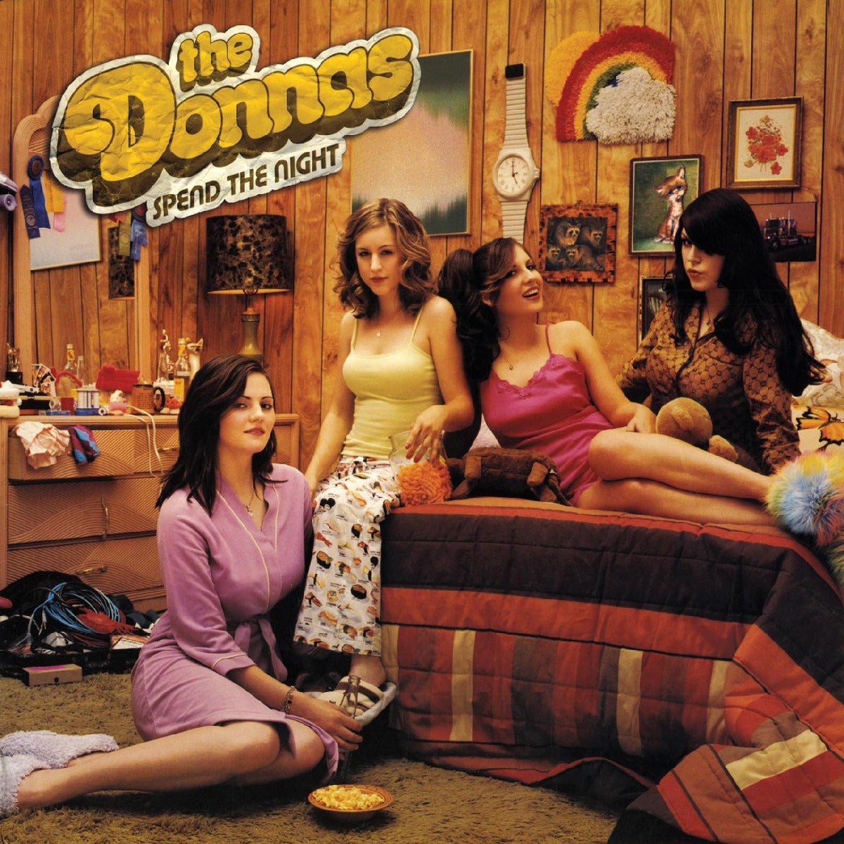 The Donnas Spend The Night (Hot Pink Vinyl, Includes 2-Page Insert with Lyrics) [Vinyl]