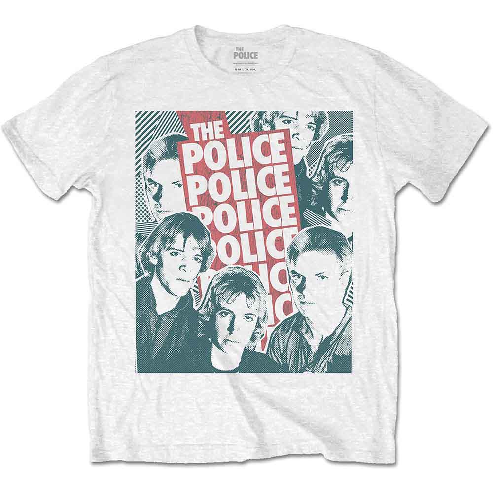 The Police Half-tone Faces [T-Shirt] - Golden Apple Comics