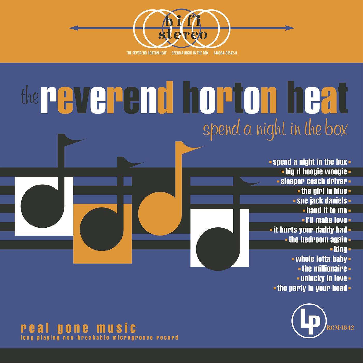 The Reverend Horton Heat Spend a Night in the Box (GOLD VINYL) [Vinyl]