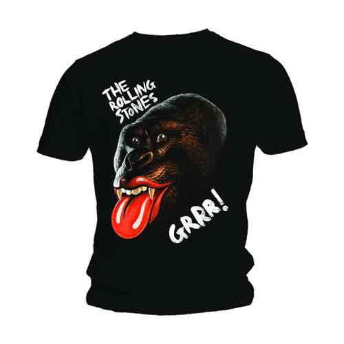 The Rolling Stones Grrr Black Gorilla [T-Shirt] - Golden Apple Comics