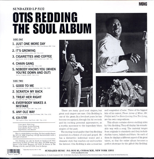 Otis Redding The Soul Album [Vinyl]