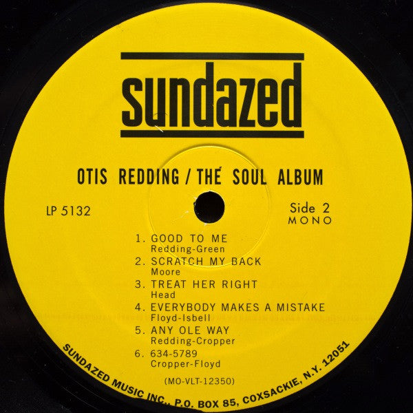 Otis Redding The Soul Album [Vinyl]