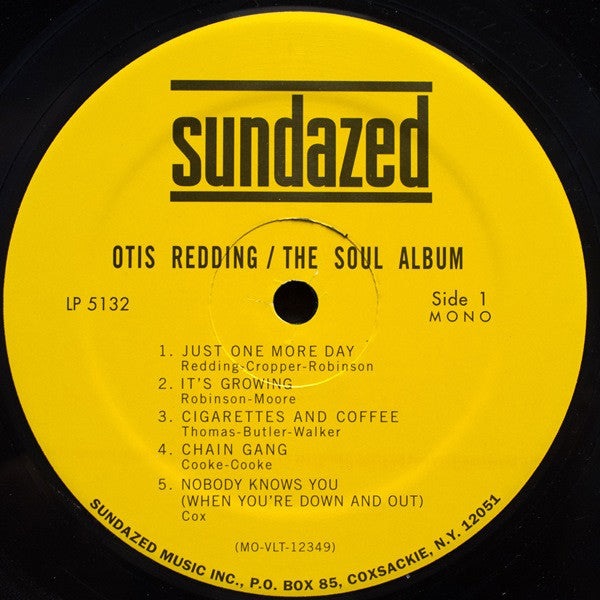 Otis Redding The Soul Album [Vinyl]