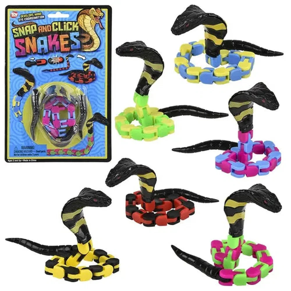 12" Snap & Click Snake Assorted Colors