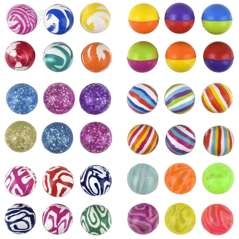 1.25"(32mm) Hi-Bounce Balls Assorted Styles