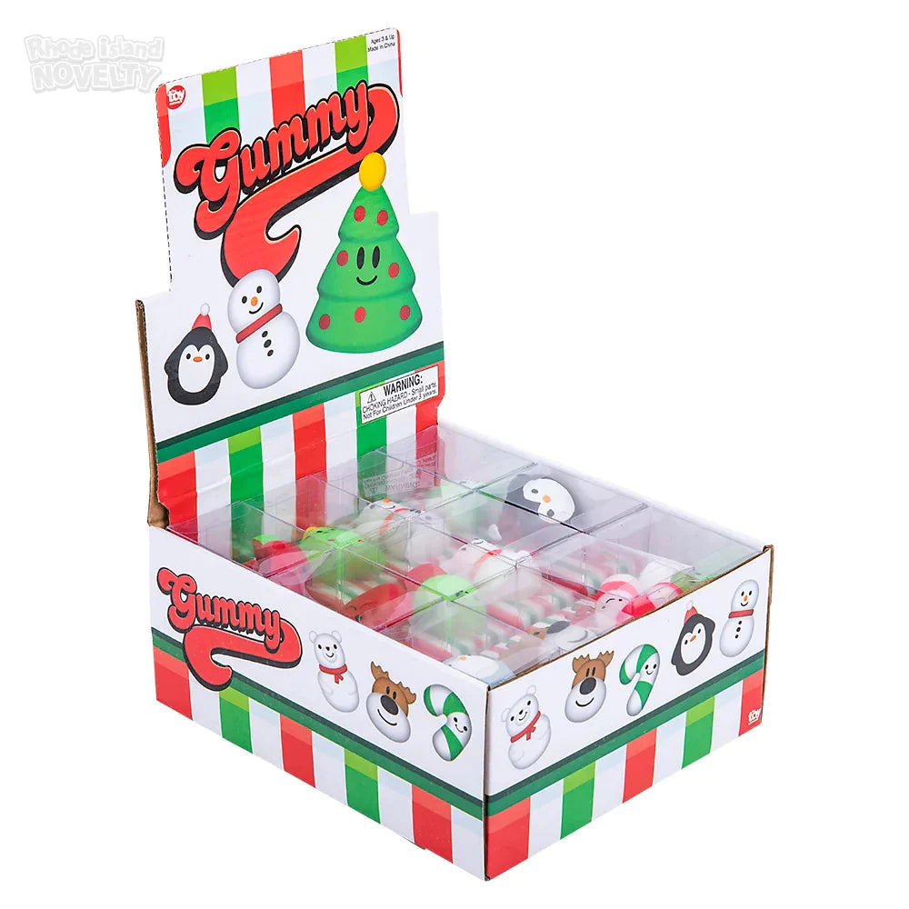 1.5" Gummy Christmas Characters Assorted Styles