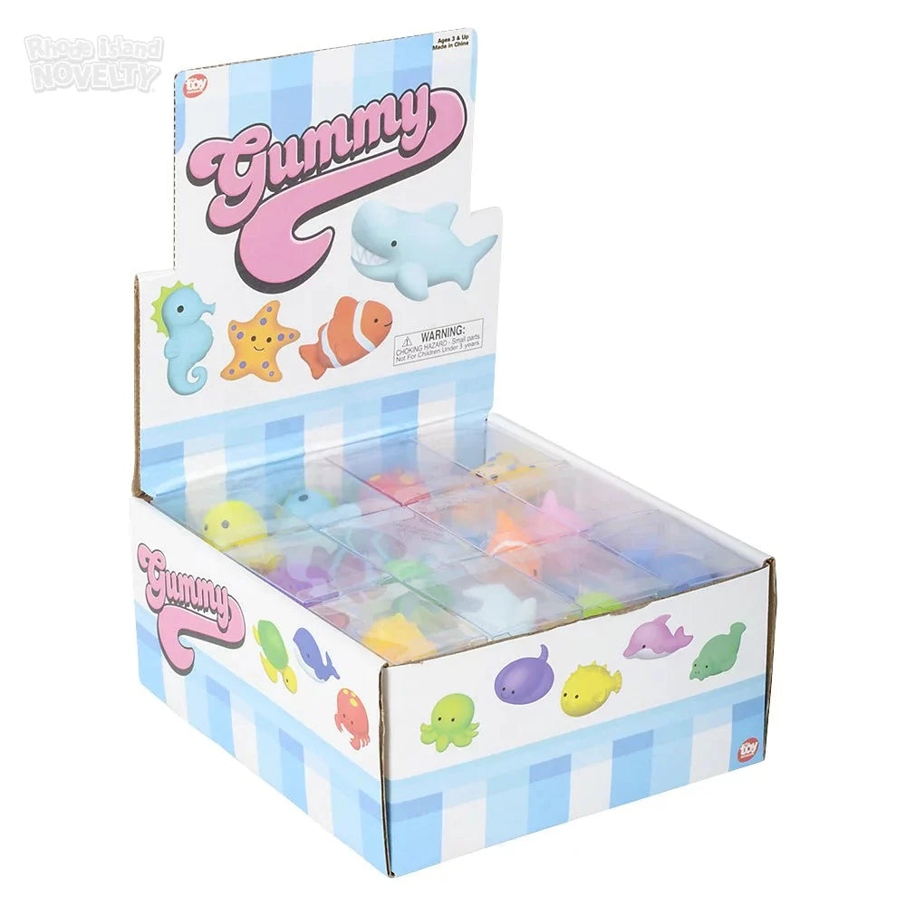 1.5" Gummy Sea Life Animals Assorted Styles