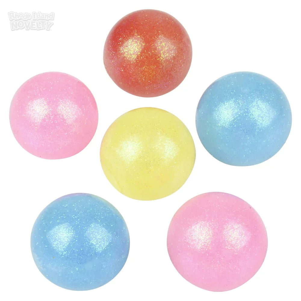1.6" Squish Sticky Glitter Orbs 3 Pack