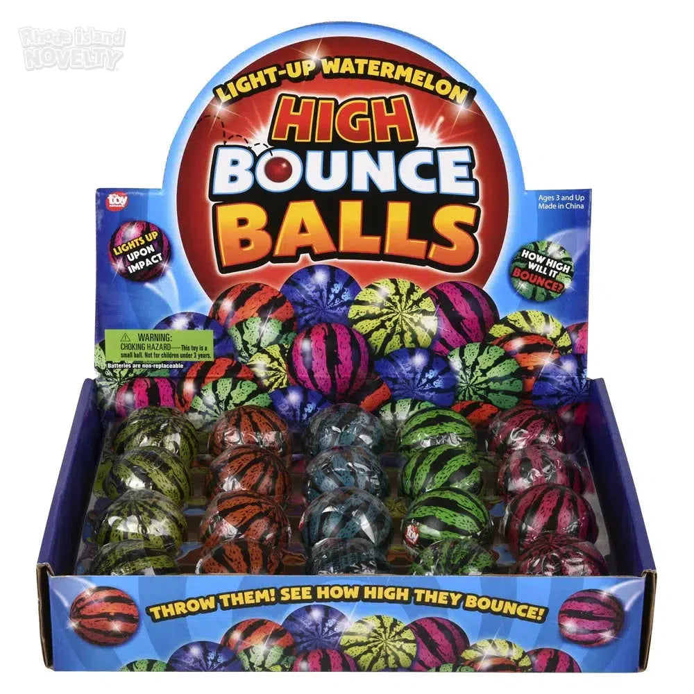 1.75" Light-Up Watermelon Hi Bounce Ball