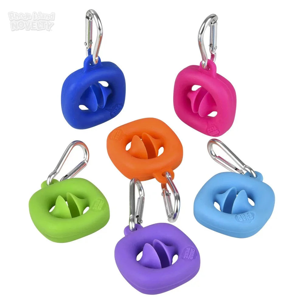 1.75" Mini Snapperz Fidget Toy Keychain Assorted Colors