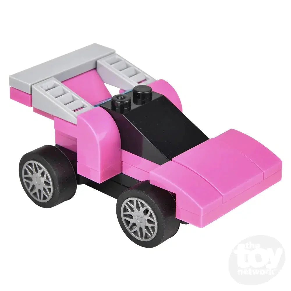 2.75" Building Block Pull Back Race Car in Mystery Egg