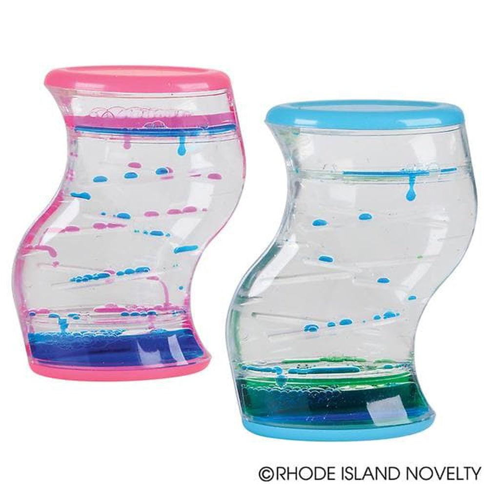 5.5" Dual Color Liquid Timer Assorted Styles