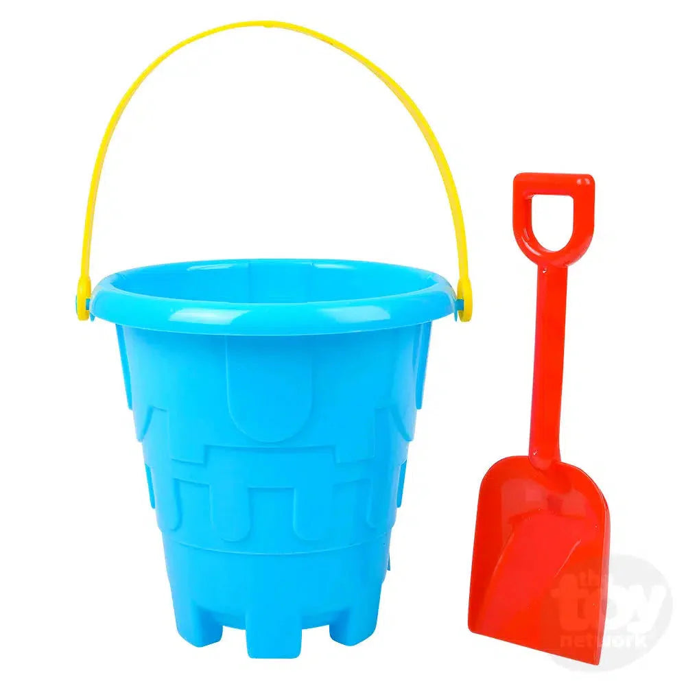 6" Beach Sand Pail And Shovel Set Assorted Colors