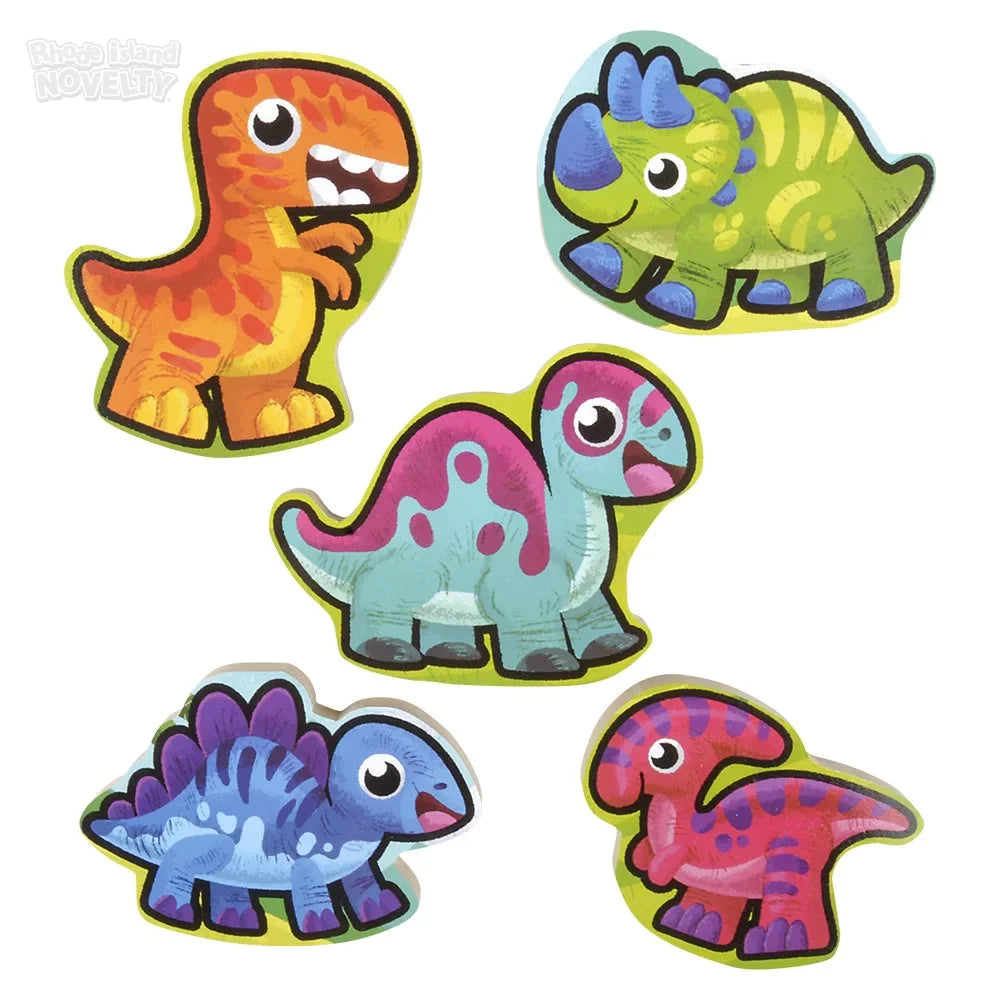 6 Piece Chunky Dinosaur Theme Wooden Puzzle