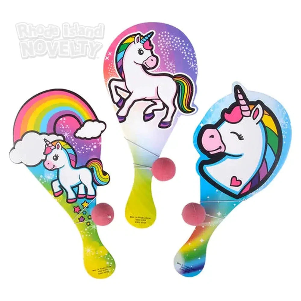 9" Unicorn Paddle Ball