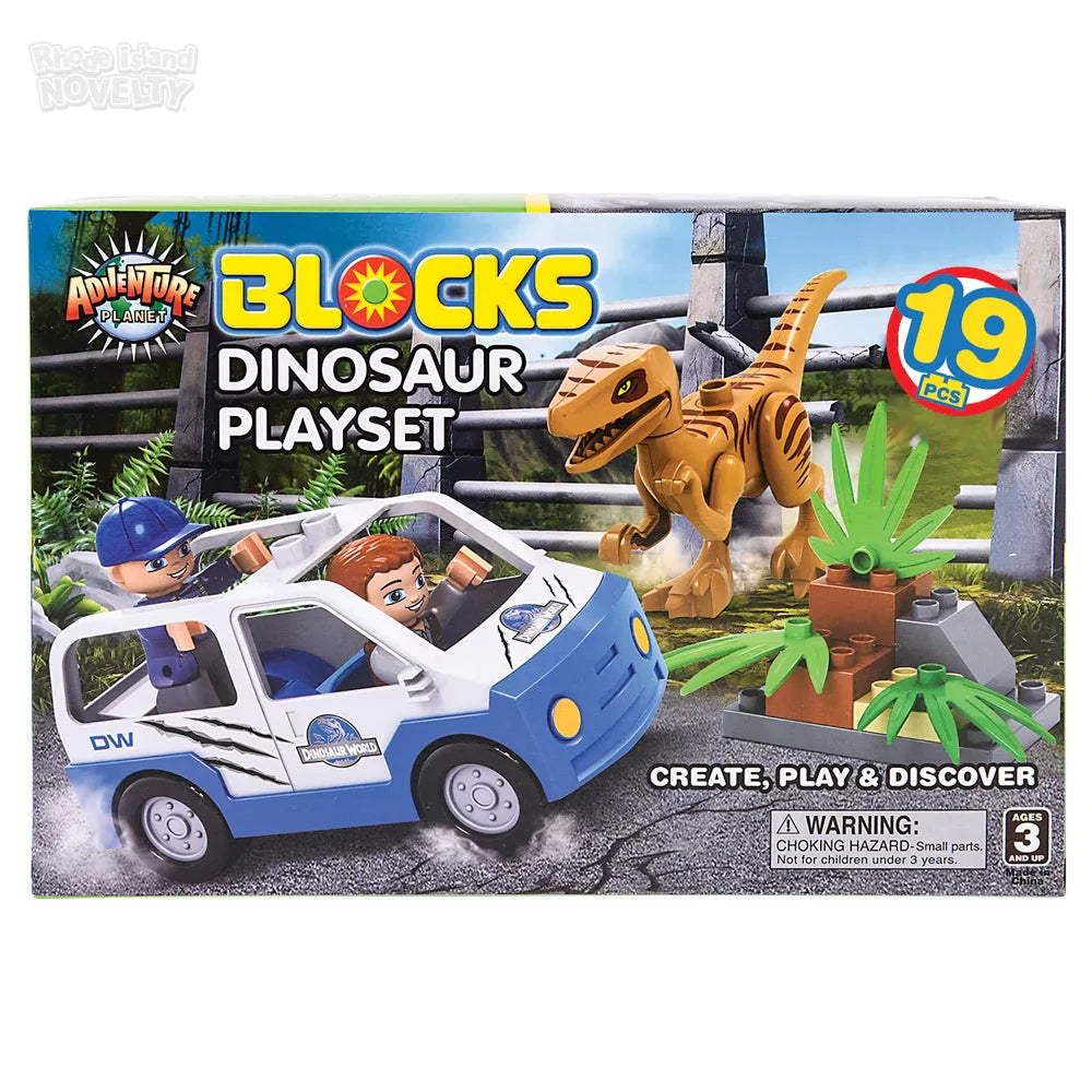 Blocks 19 Piece Dinosaur Block Set