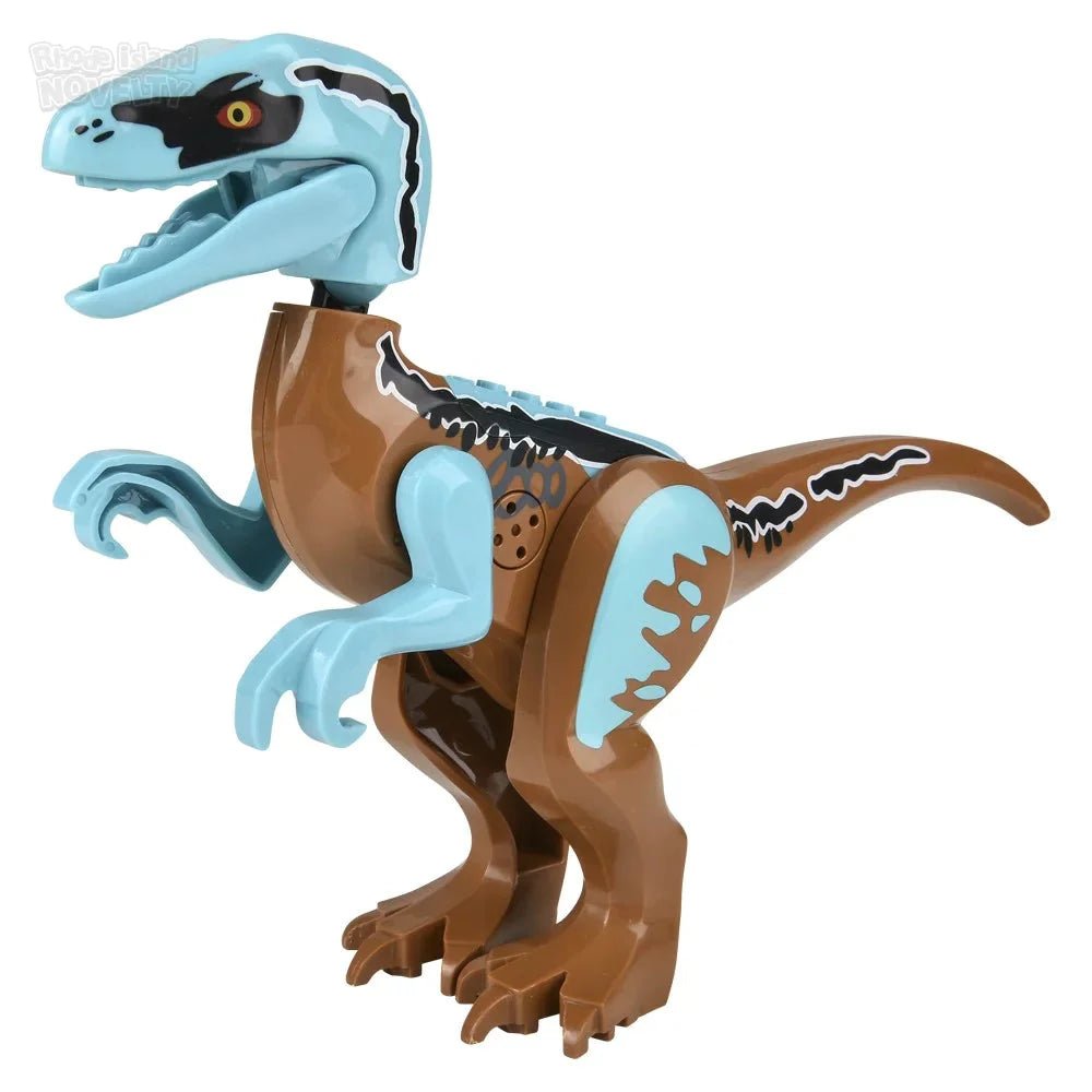 Blocks Velociraptor Roaring Dinosaur Building Block Figure with Sound