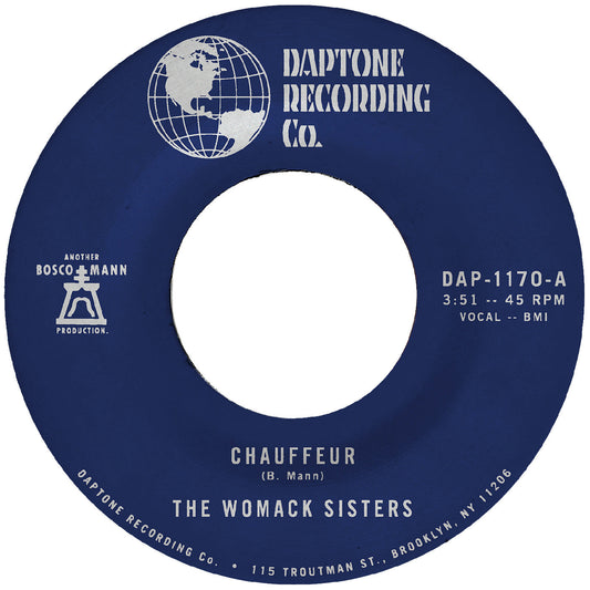 The Womack Sisters - Chauffeur B/W Instrumental [Vinyl]