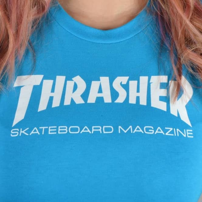 Thrasher Skate Mag Women's Teal T-Shirt